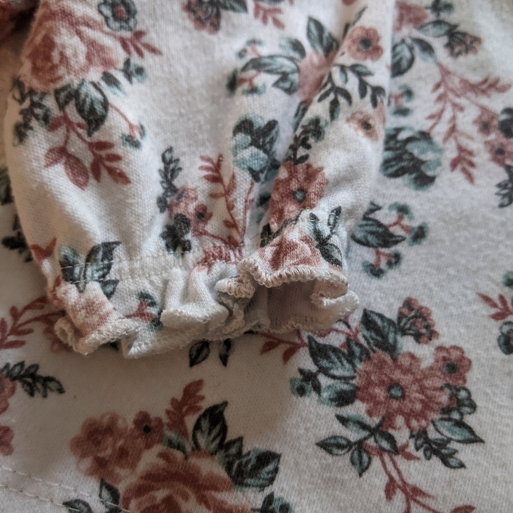 Nicole Miller Girls Long Sleeved Tops 12 Months and 24 Months Pink Floral - Picture 9 of 9